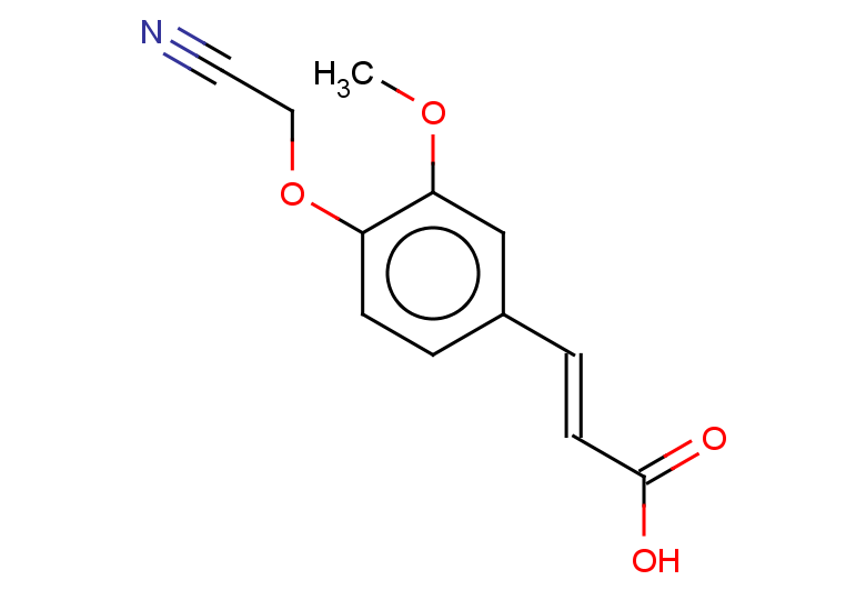 (2E)-3-[4-(cyanomethoxy)-3-methoxyphenyl]prop-2-enoic acid