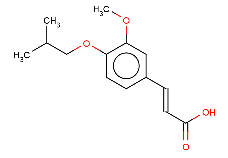 (2E)-3-[3-methoxy-4-(2-methylpropoxy)phenyl]prop-2-enoic acid