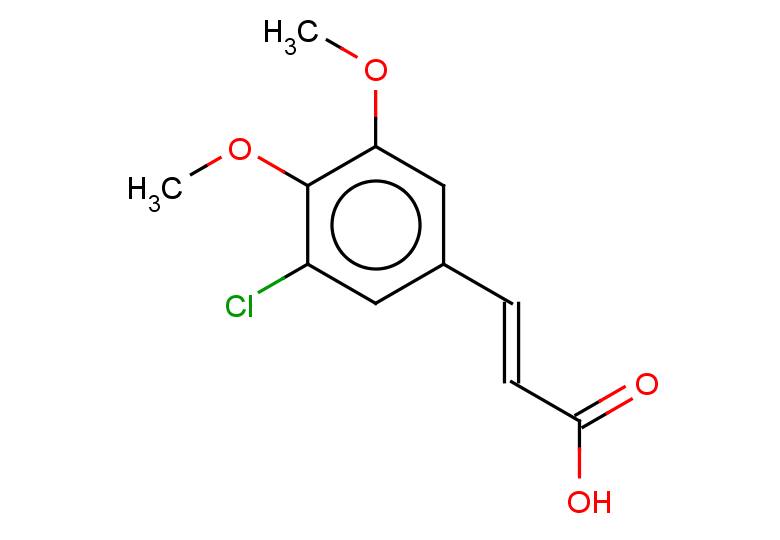 (2E)-3-(3-chloro-4,5-dimethoxyphenyl)prop-2-enoic acid