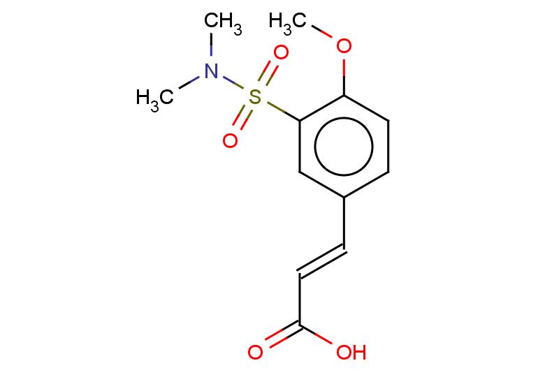 (2E)-3-[3-(dimethylsulfamoyl)-4-methoxyphenyl]prop-2-enoic acid