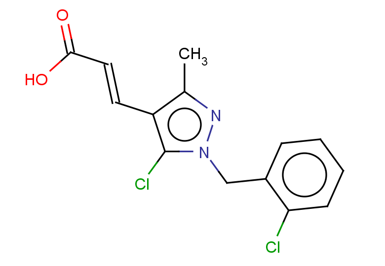 (2E)-3-{5-chloro-1-[(2-chlorophenyl)methyl]-3-methyl-1H-pyrazol-4-yl}prop-2-enoic acid