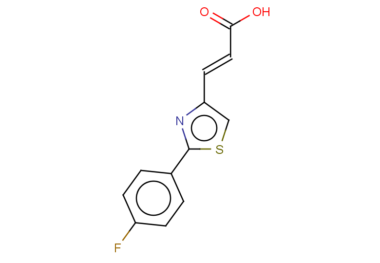 (2E)-3-[2-(4-fluorophenyl)-1,3-thiazol-4-yl]prop-2-enoic acid