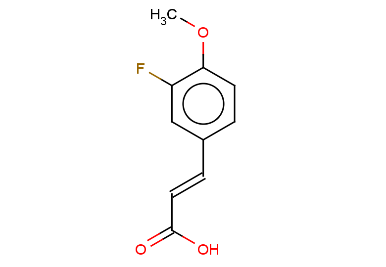 (2E)-3-(3-fluoro-4-methoxyphenyl)prop-2-enoic acid