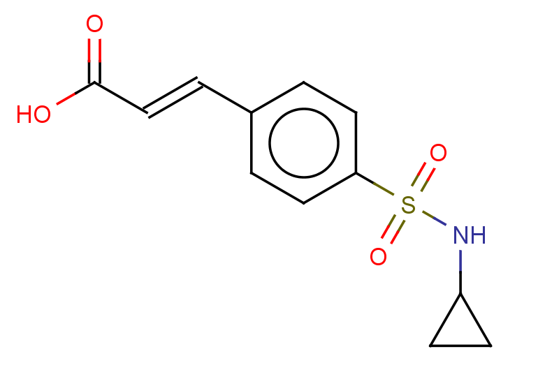 (2E)-3-[4-(cyclopropylsulfamoyl)phenyl]prop-2-enoic acid