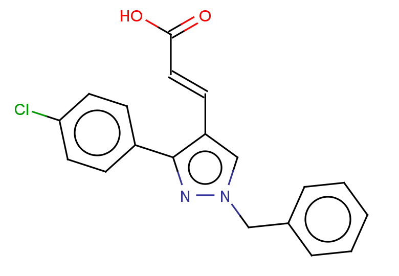 (2E)-3-[1-benzyl-3-(4-chlorophenyl)-1H-pyrazol-4-yl]prop-2-enoic acid