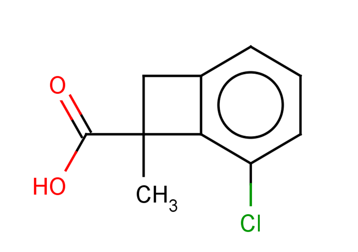 5-chloro-7-methylbicyclo[4.2.0]octa-1,3,5-triene-7-carboxylic acid