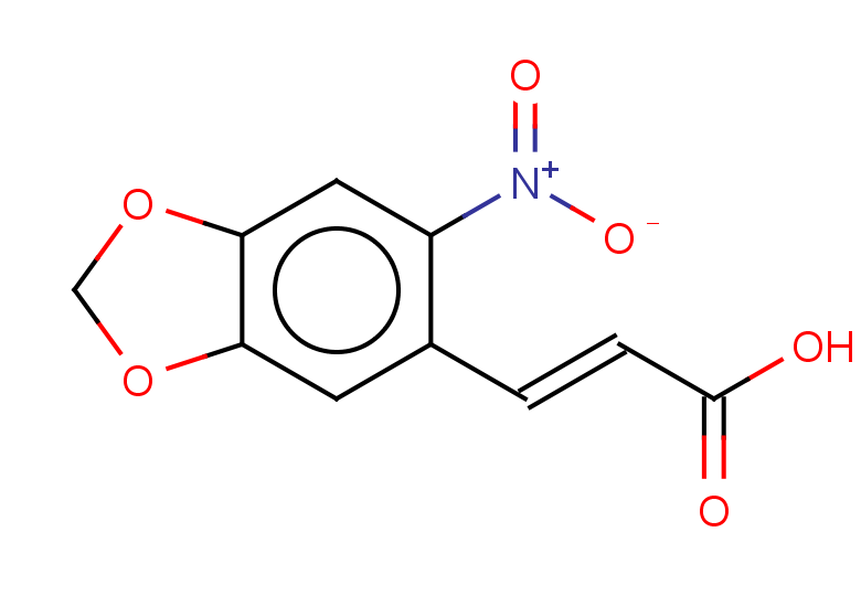 (2E)-3-(6-nitro-1,3-dioxaindan-5-yl)prop-2-enoic acid