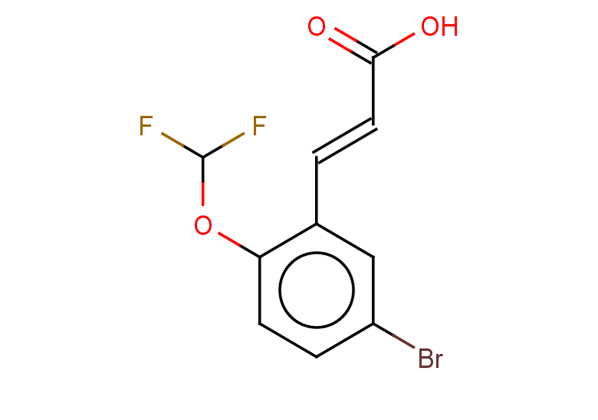 (2E)-3-[5-bromo-2-(difluoromethoxy)phenyl]prop-2-enoic acid