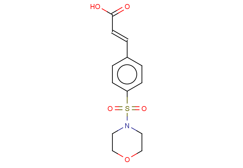 (2E)-3-[4-(morpholine-4-sulfonyl)phenyl]prop-2-enoic acid