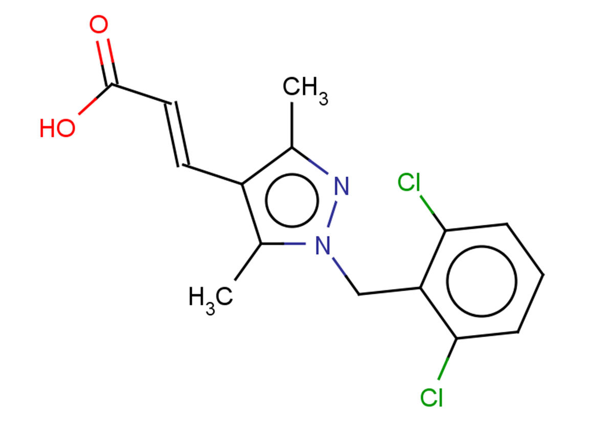 (2E)-3-{1-[(2,6-dichlorophenyl)methyl]-3,5-dimethyl-1H-pyrazol-4-yl}prop-2-enoic acid