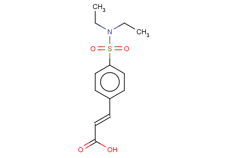 (2E)-3-[4-(diethylsulfamoyl)phenyl]prop-2-enoic acid
