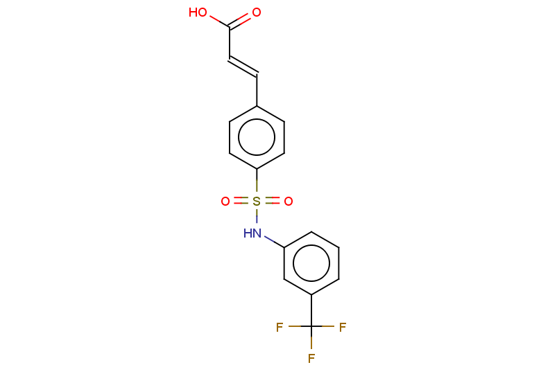 (2E)-3-(4-{[3-(trifluoromethyl)phenyl]sulfamoyl}phenyl)prop-2-enoic acid