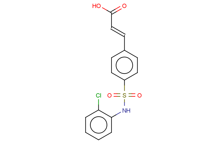 (2E)-3-{4-[(2-chlorophenyl)sulfamoyl]phenyl}prop-2-enoic acid