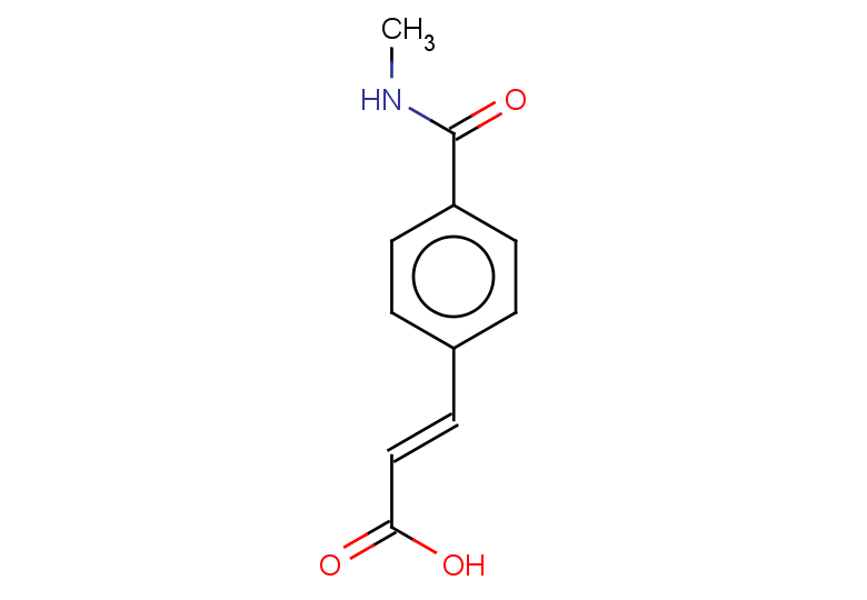 (2E)-3-[4-(methylcarbamoyl)phenyl]prop-2-enoic acid