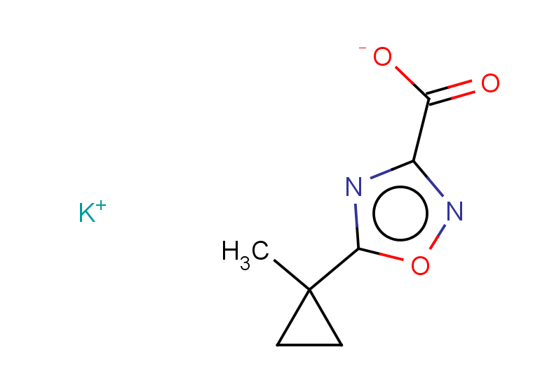 potassium 5-(1-methylcyclopropyl)-1,2,4-oxadiazole-3-carboxylate
