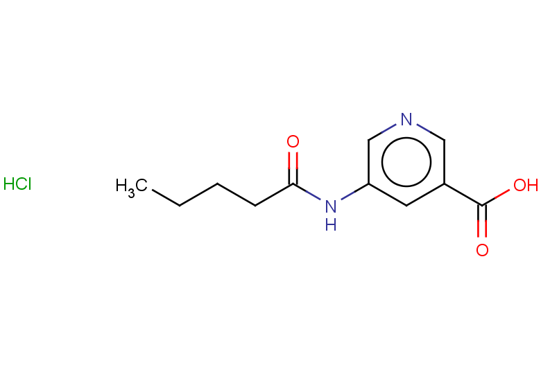 5-pentanamidopyridine-3-carboxylic acid hydrochloride