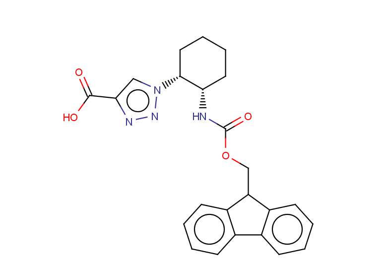 rac-1-[(1R,2S)-2-({[(9H-fluoren-9-yl)methoxy]carbonyl}amino)cyclohexyl]-1H-1,2,3-triazole-4-carboxylic acid, cis