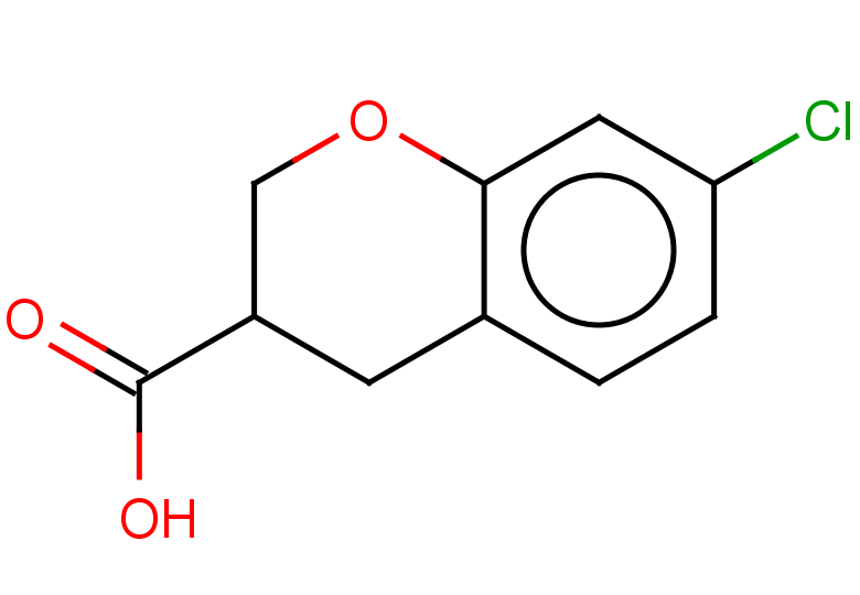7-chloro-3,4-dihydro-2H-1-benzopyran-3-carboxylic acid