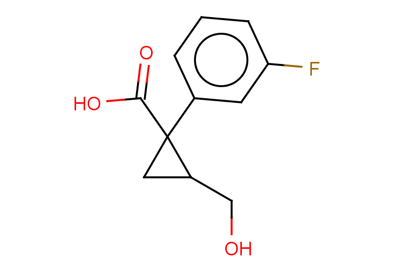 1-(3-fluorophenyl)-2-(hydroxymethyl)cyclopropane-1-carboxylic acid
