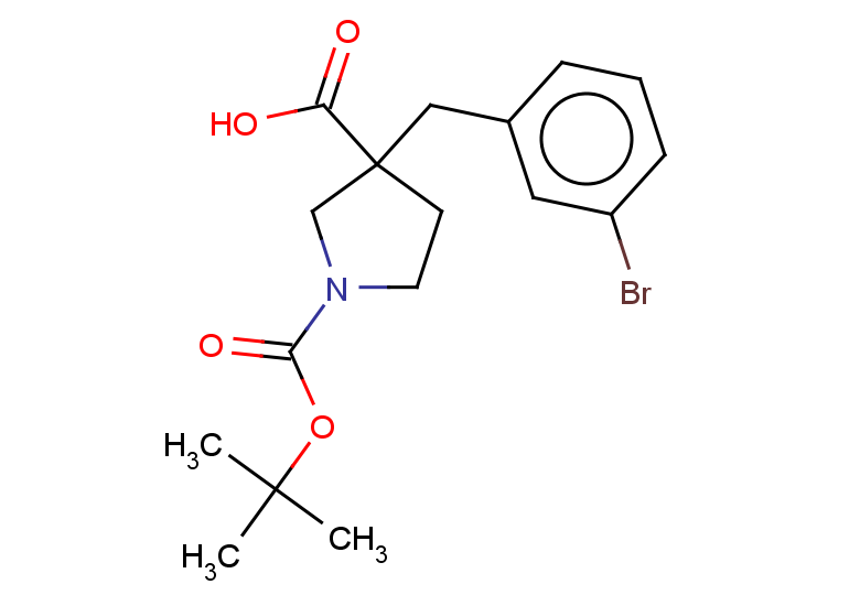 3-[(3-bromophenyl)methyl]-1-[(tert-butoxy)carbonyl]pyrrolidine-3-carboxylic acid