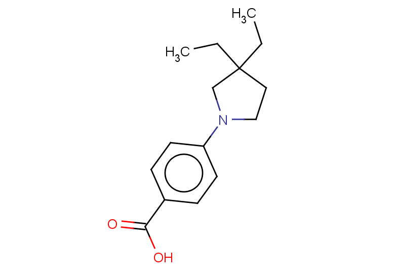 4-(3,3-diethylpyrrolidin-1-yl)benzoic acid