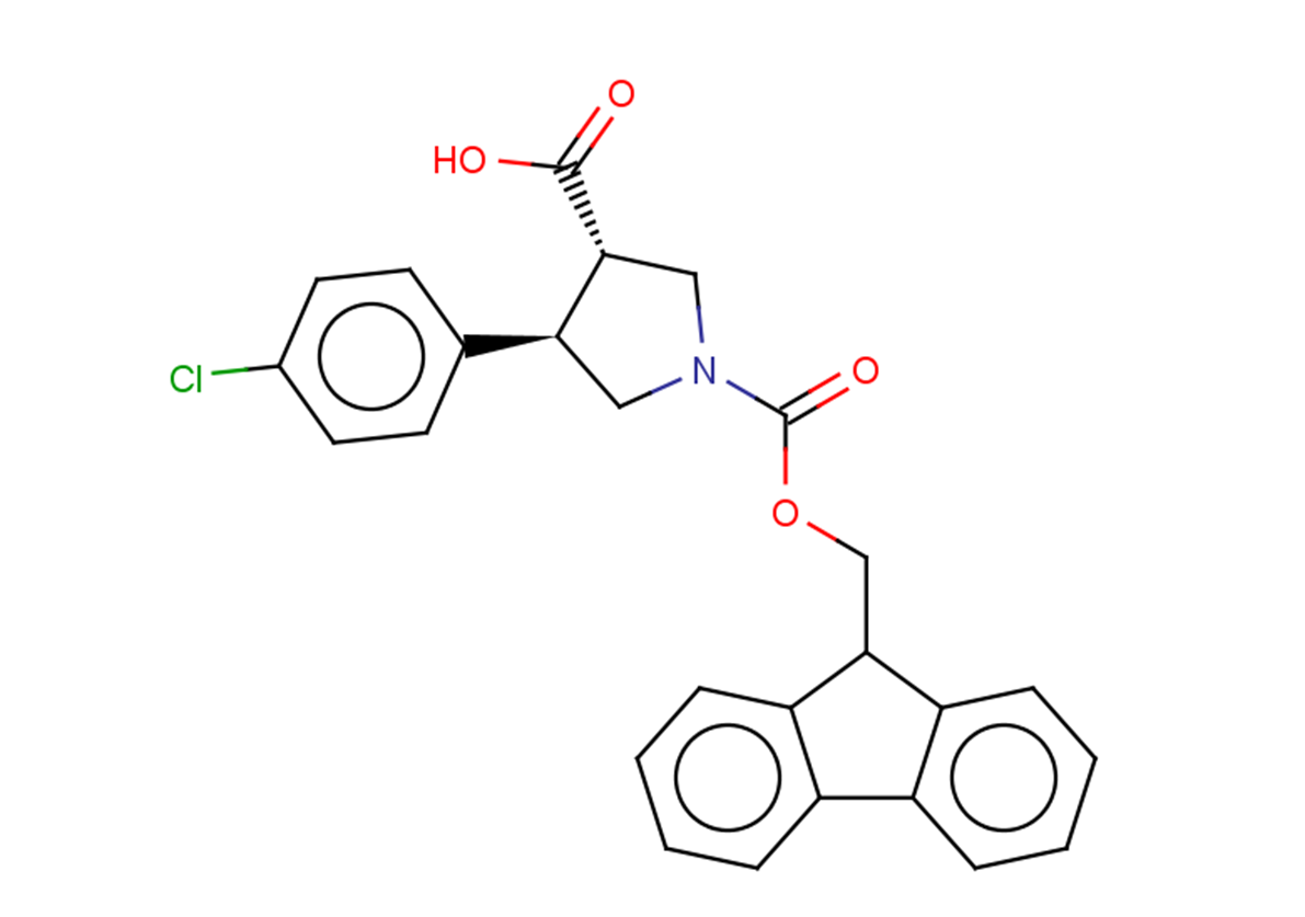 rac-(3R,4S)-4-(4-chlorophenyl)-1-{[(9H-fluoren-9-yl)methoxy]carbonyl}pyrrolidine-3-carboxylic acid