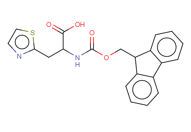2-((((9H-fluoren-9-yl)methoxy)carbonyl)amino)-3-(thiazol-2-yl)propanoic acid