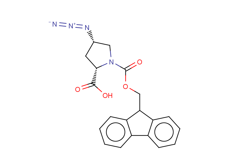 (2S,4S)-4-azido-1-{[(9H-fluoren-9-yl)methoxy]carbonyl}pyrrolidine-2-carboxylic acid