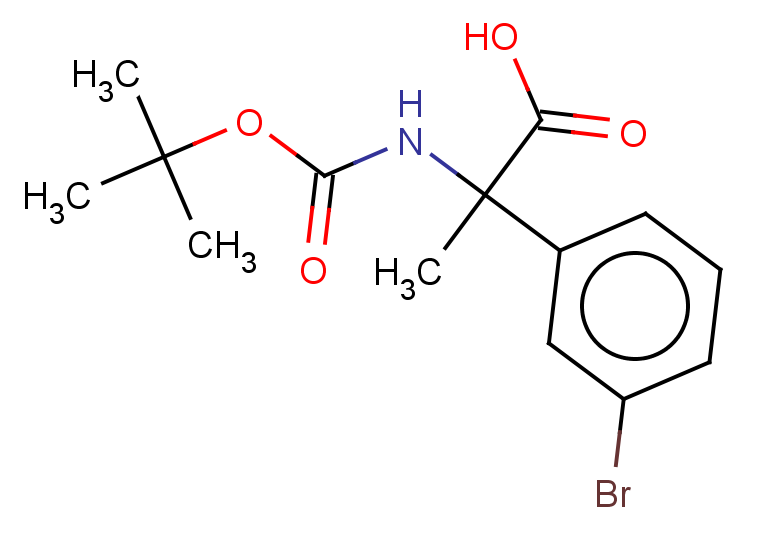 2-(3-bromophenyl)-2-{[(tert-butoxy)carbonyl]amino}propanoic acid