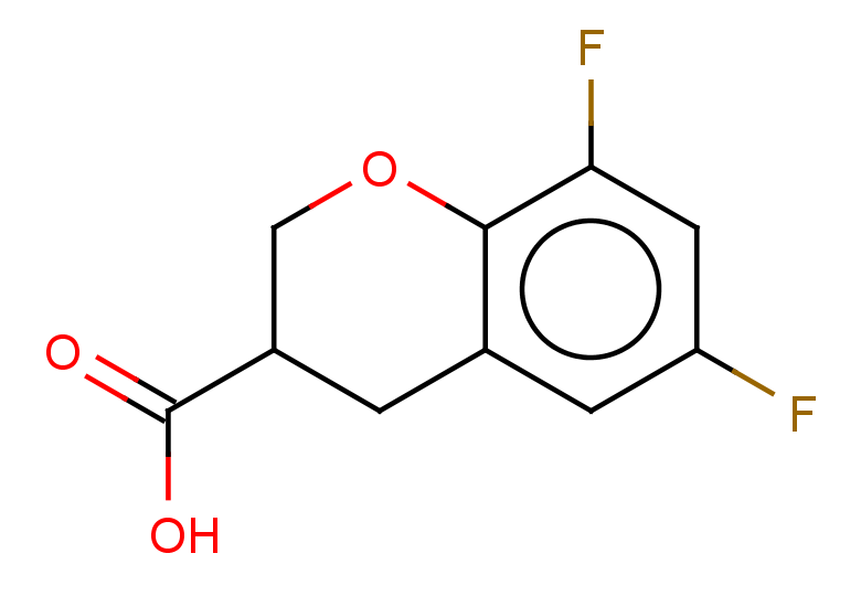 6,8-difluoro-3,4-dihydro-2H-1-benzopyran-3-carboxylic acid