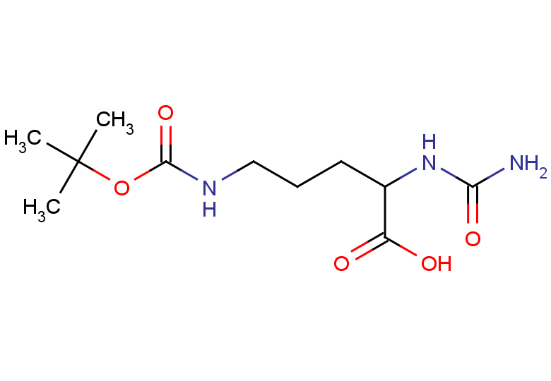 5-{[(tert-butoxy)carbonyl]amino}-2-(carbamoylamino)pentanoic acid