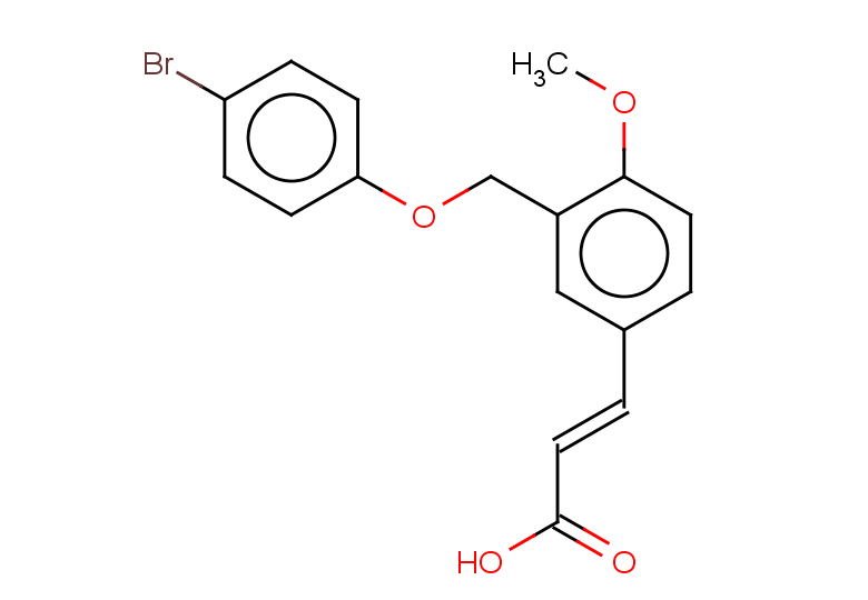 (2E)-3-{3-[(4-bromophenoxy)methyl]-4-methoxyphenyl}prop-2-enoic acid