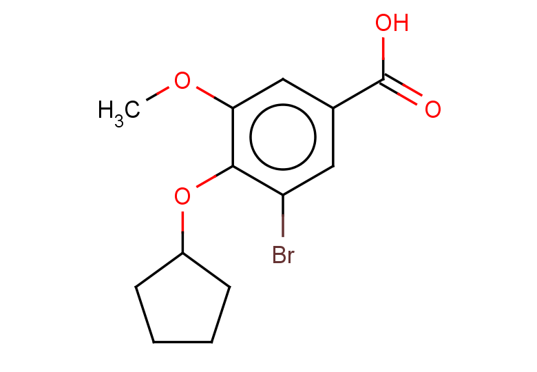 3-BROMO-4-(CYCLOPENTYLOXY)-5-METHOXYBENZOIC ACID