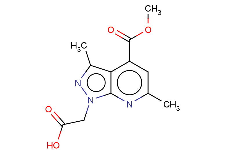2-[4-(methoxycarbonyl)-3,6-dimethyl-1H-pyrazolo[3,4-b]pyridin-1-yl]acetic acid