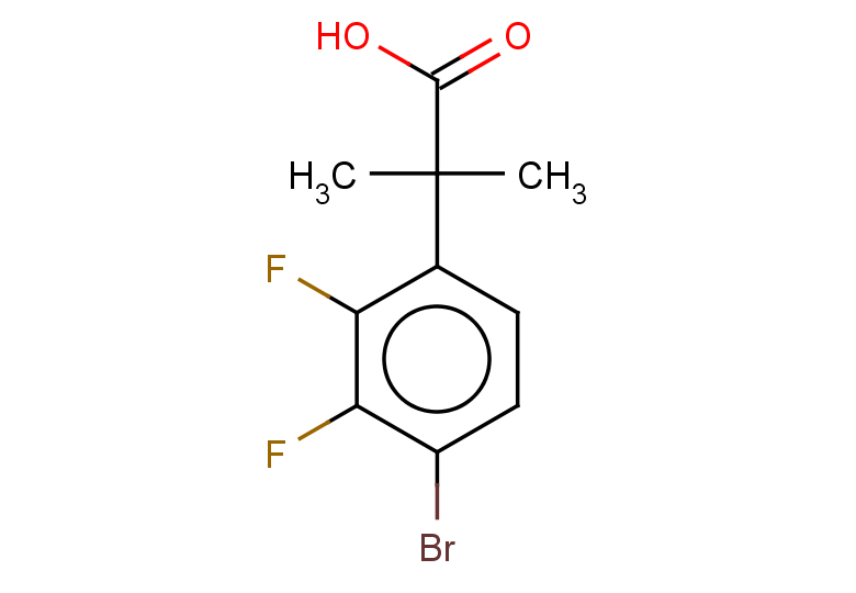 2-(4-bromo-2,3-difluorophenyl)-2-methylpropanoic acid