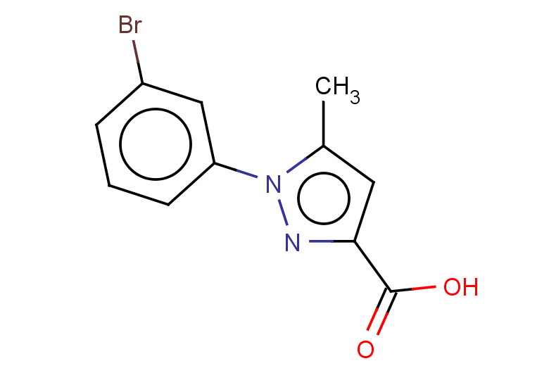 1-(3-bromophenyl)-5-methyl-1H-pyrazole-3-carboxylic acid