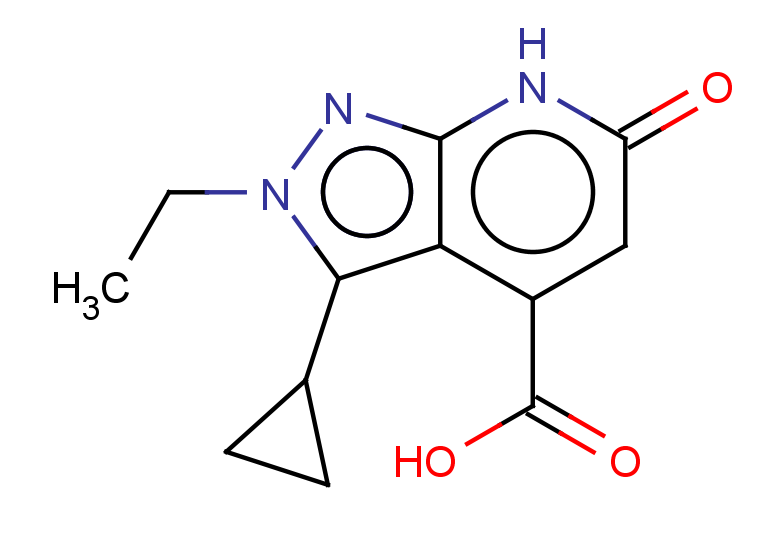 3-cyclopropyl-2-ethyl-6-oxo-2H,6H,7H-pyrazolo[3,4-b]pyridine-4-carboxylic acid