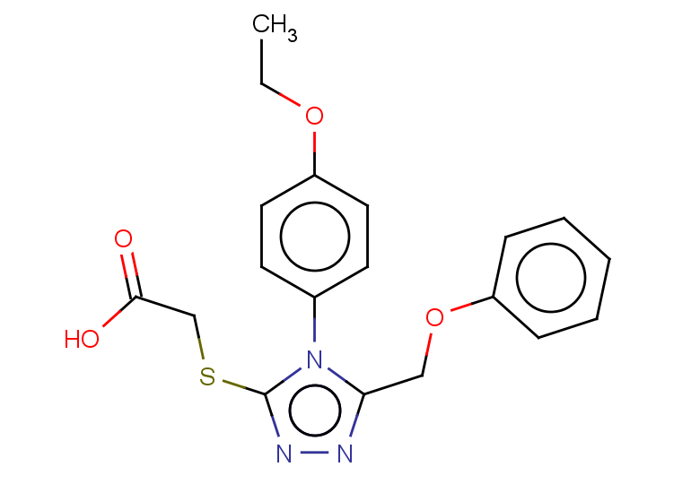 2-{[4-(4-ethoxyphenyl)-5-(phenoxymethyl)-4H-1,2,4-triazol-3-yl]sulfanyl}acetic acid