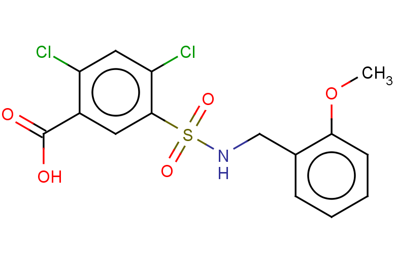 2,4-dichloro-5-{[(2-methoxyphenyl)methyl]sulfamoyl}benzoic acid
