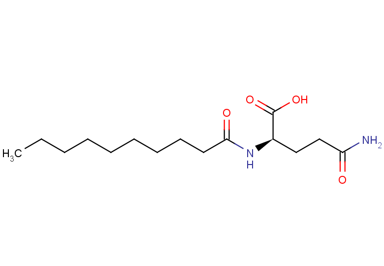 (2R)-4-carbamoyl-2-decanamidobutanoic acid