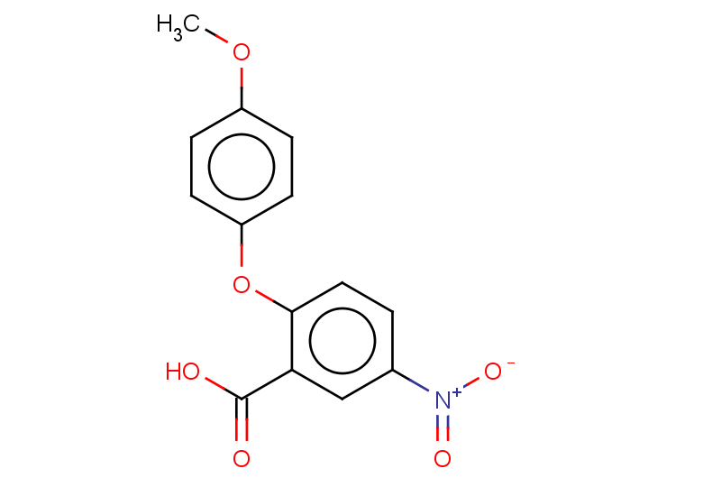 2-(4-methoxyphenoxy)-5-nitrobenzoic acid