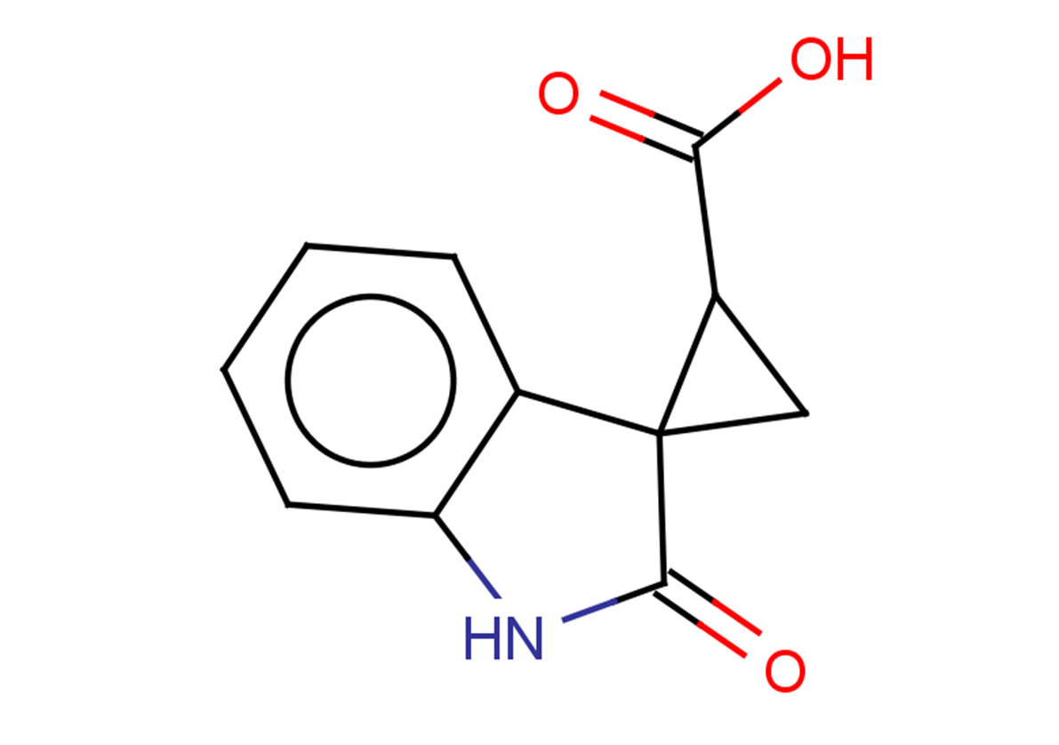 2'-oxo-1',2'-dihydrospiro[cyclopropane-1,3'-indole]-3-carboxylic acid