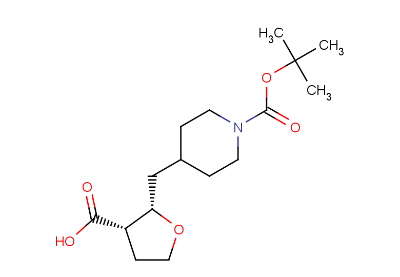 rac-(2R,3R)-2-({1-[(tert-butoxy)carbonyl]piperidin-4-yl}methyl)oxolane-3-carboxylic acid