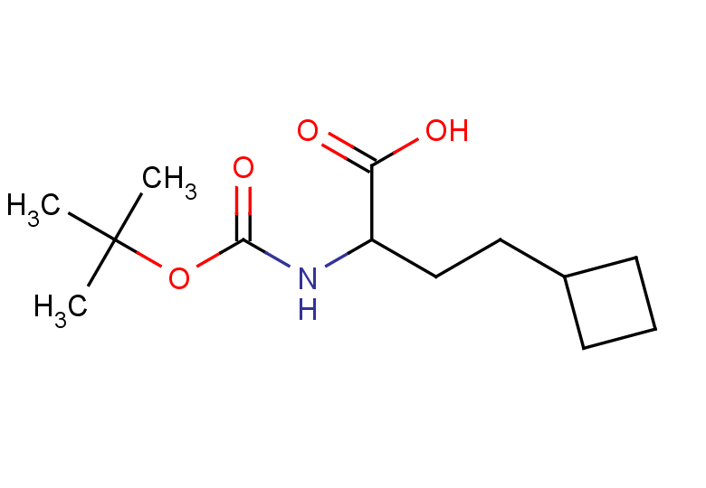 2-{[(tert-butoxy)carbonyl]amino}-4-cyclobutylbutanoic acid