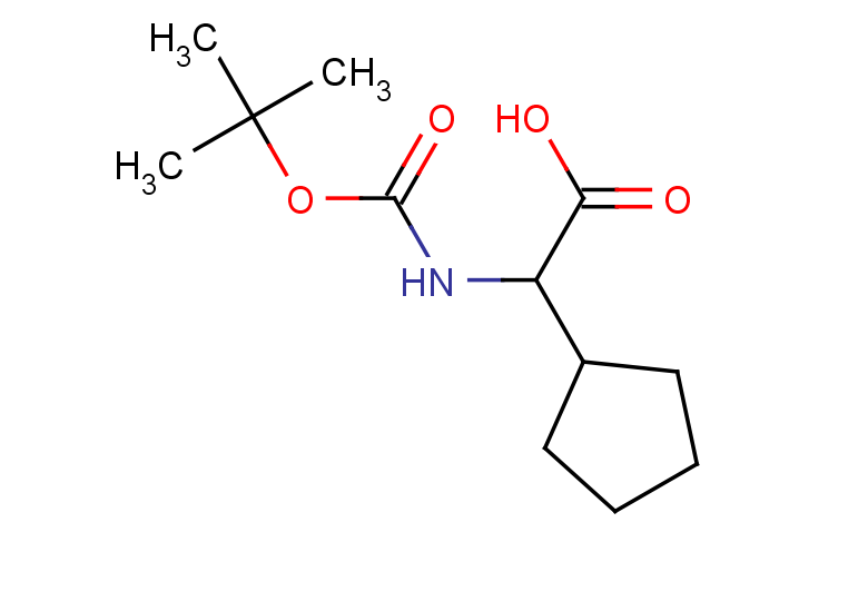 2-{[(tert-butoxy)carbonyl]amino}-2-cyclopentylacetic acid