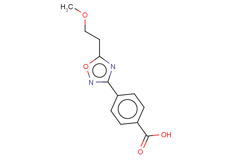 4-[5-(2-methoxyethyl)-1,2,4-oxadiazol-3-yl]benzoic acid