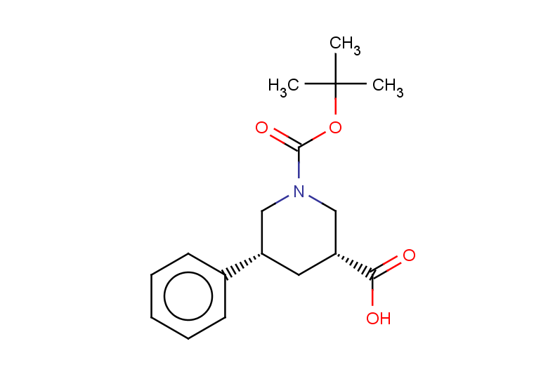 rac-(3R,5R)-1-[(tert-butoxy)carbonyl]-5-phenylpiperidine-3-carboxylic acid