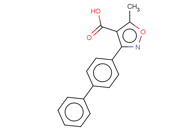 5-methyl-3-(4-phenylphenyl)-1,2-oxazole-4-carboxylic acid