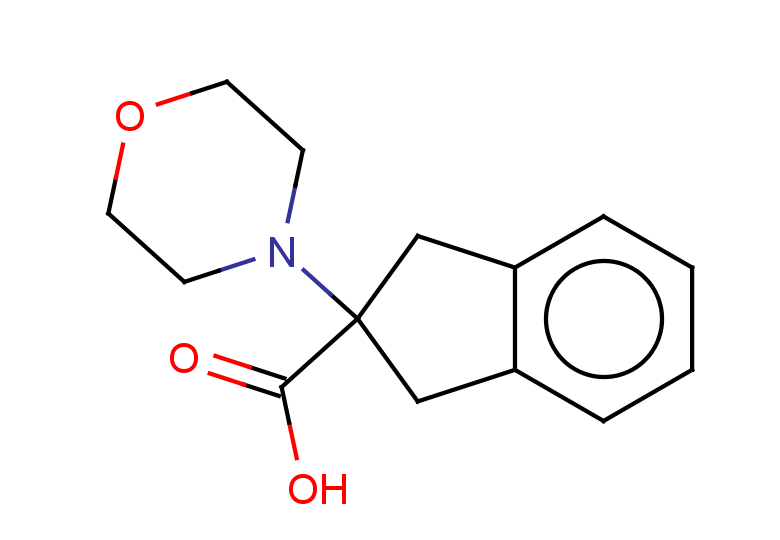 2-morpholino-2,3-dihydro-1H-indene-2-carboxylic acid