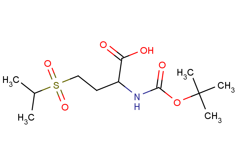 2-{[(tert-butoxy)carbonyl]amino}-4-(propane-2-sulfonyl)butanoic acid